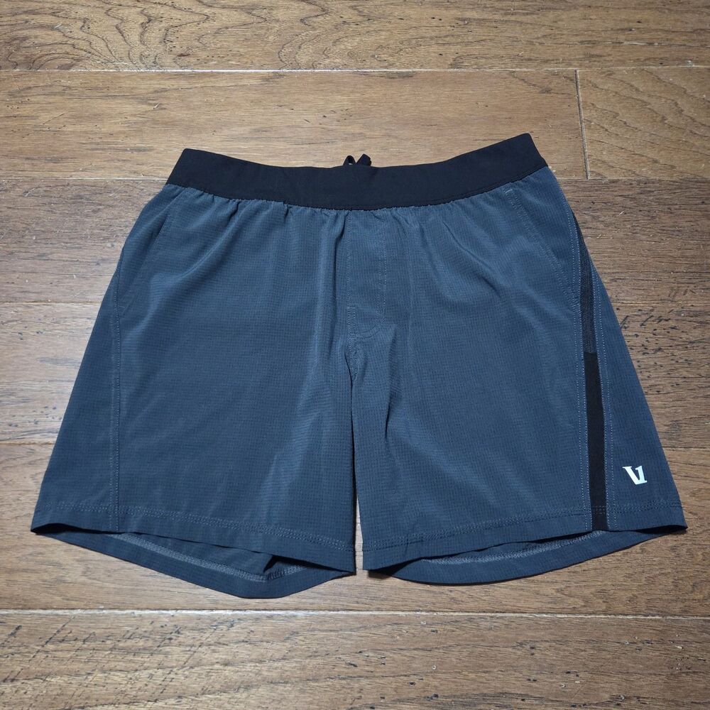 Vuori Agility Men's Unlined Running Training Shorts Gray Size XL